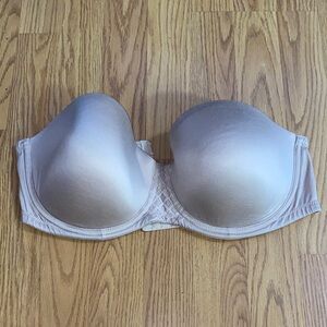 Bali Cream Strapless Bra